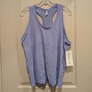 Athleta Momentum Racerback Tank Top Periwinkle Blue 1X